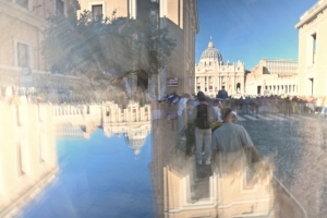 Fotografia astratta Roma celeste